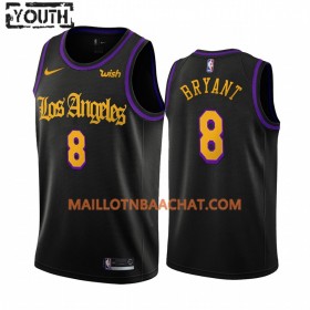 Maillot NBA Los Angeles Lakers Kobe Bryant 8 Nike 2019-20 City Creative Swingman - Enfant